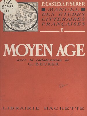 cover image of Manuel des études littéraires françaises (1)
